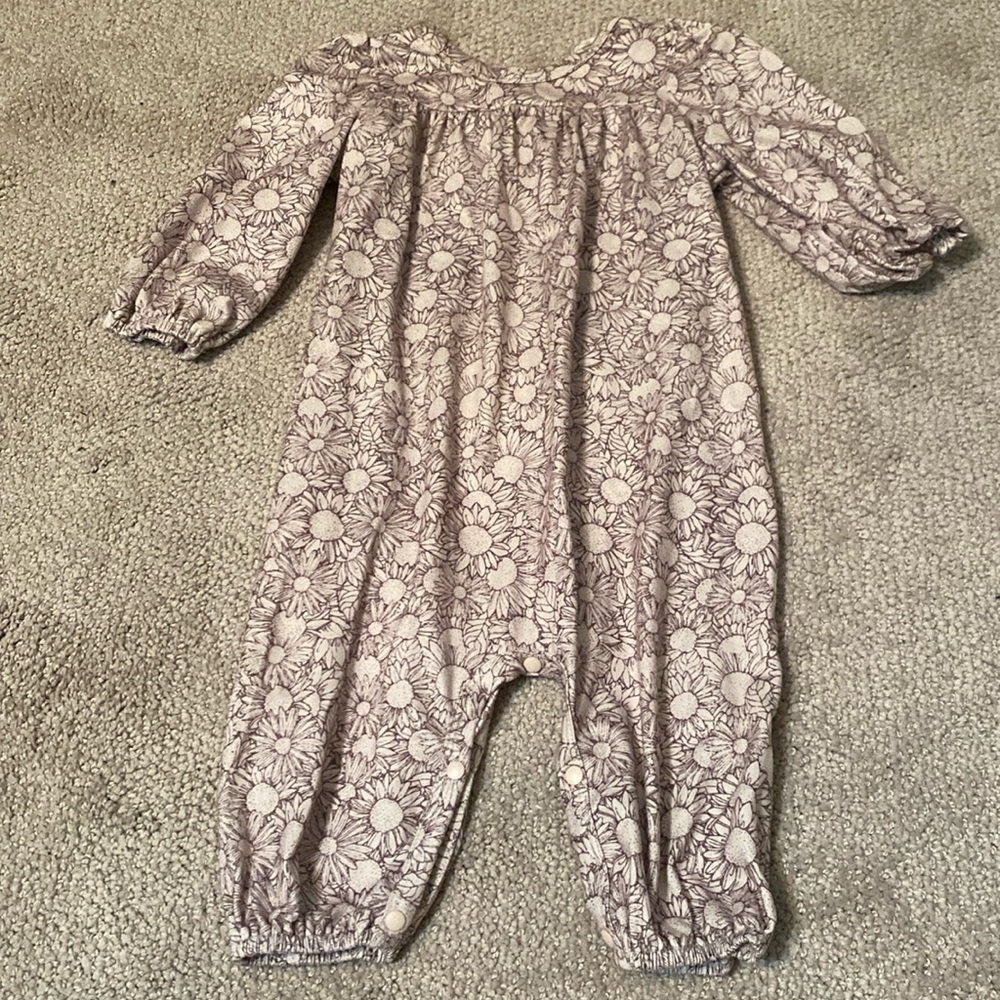 Mabel +Honey Sunflower Jumpsuit 9 Months